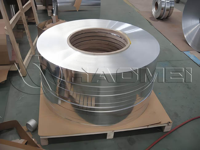 Tira de aluminio blindada entrelazada para protecci&oacute;n de la capa exterior del cable